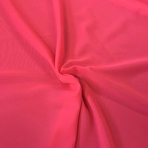 18" W x 180" L Chiffon Table Runner, Neon Fuchsia